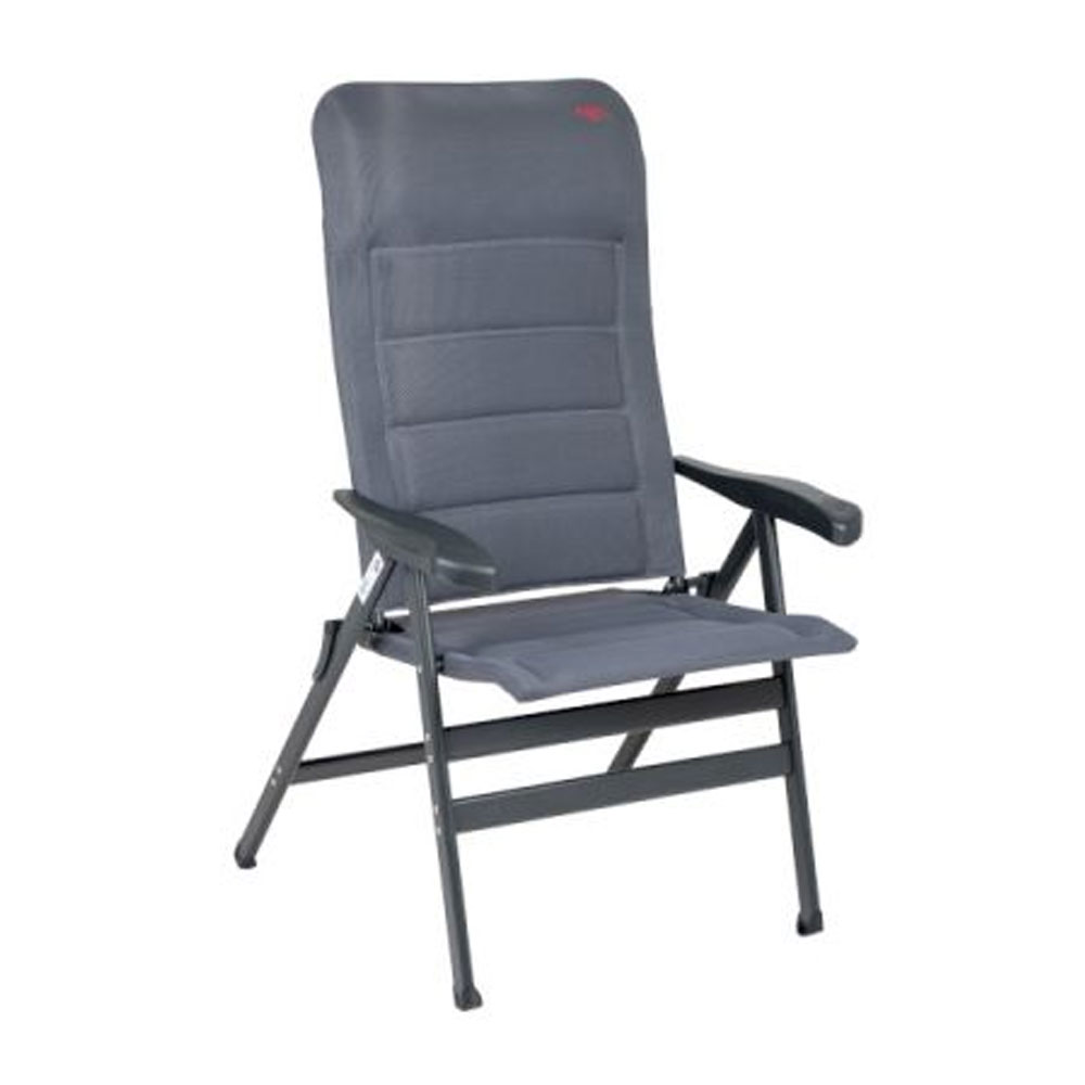 Crespo Air Deluxe XL Grå - Luksus Positionsstol til Camping