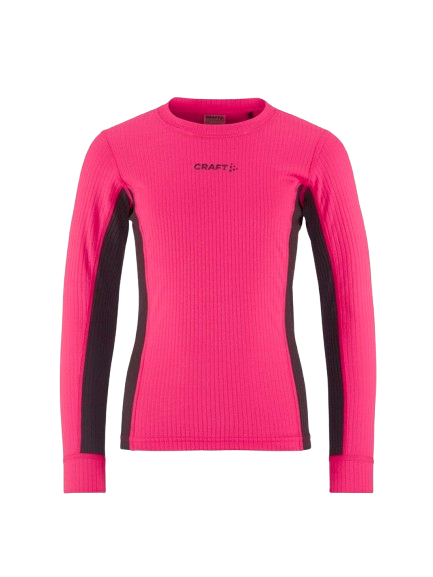 Craft Dry Baselayer til Børn - Lyserød Skiundertøj