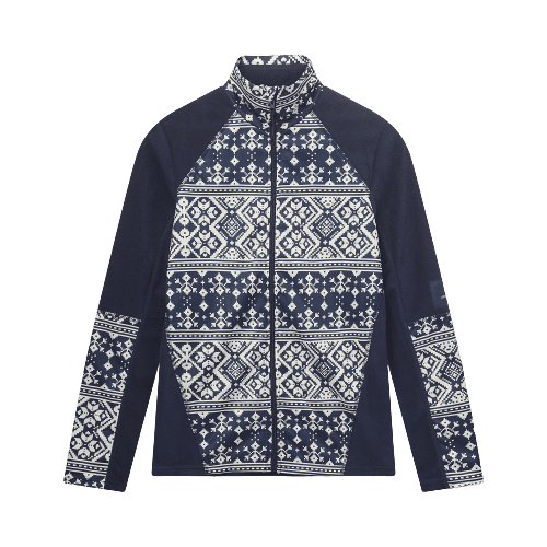 Kopenhagen Hagl Micro Fleece til Dame - Blåhvid Midlayer