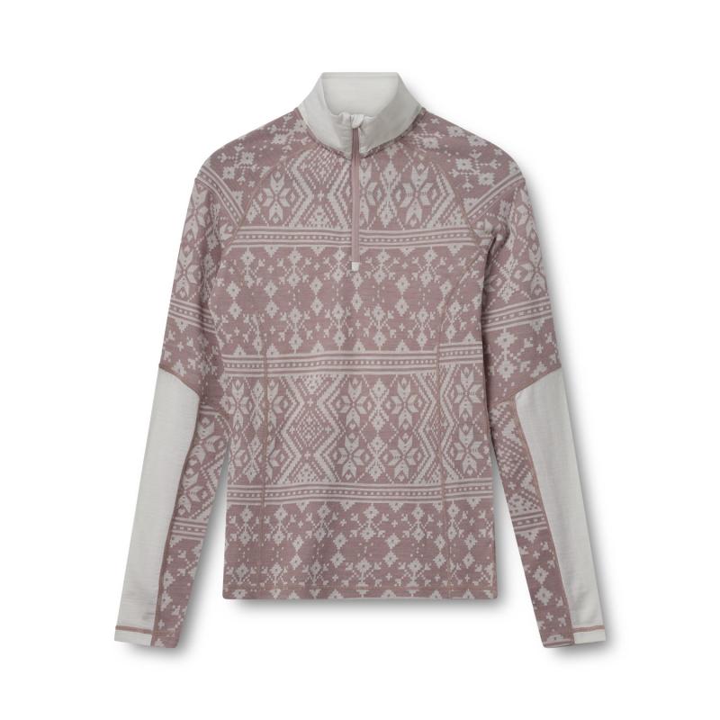 Kopenhagen Isblok 100% Merino Uld - Mørkeblå 1/2 Lynlås