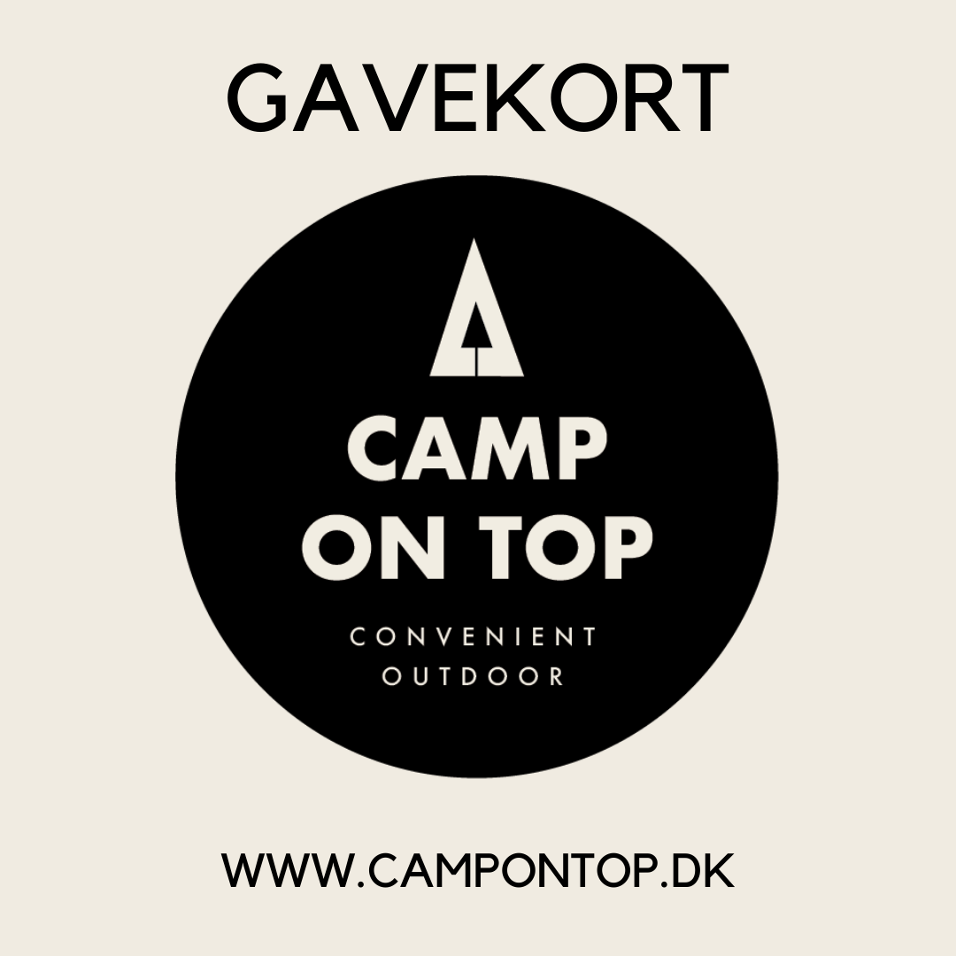 Gavekort på 1.500 kr til Camp On Top Shop