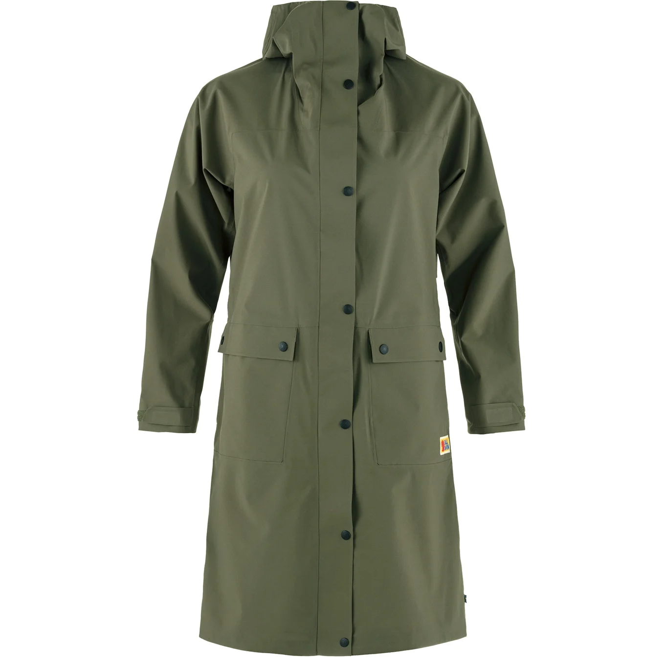 Fjällräven Vardag Rain Parka Dame i Laurel Green