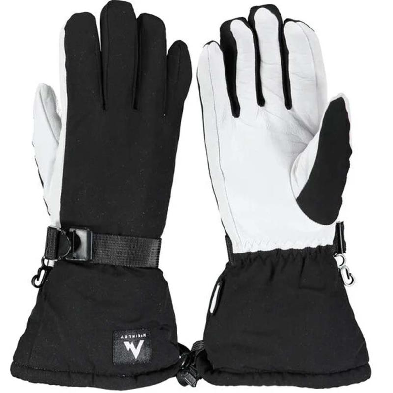 Vandafvisende Softshell Skihandsker i Sort fra Mckinley