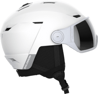 Salomon Icon Lt Visor Skihjelm til Damer - Hvid