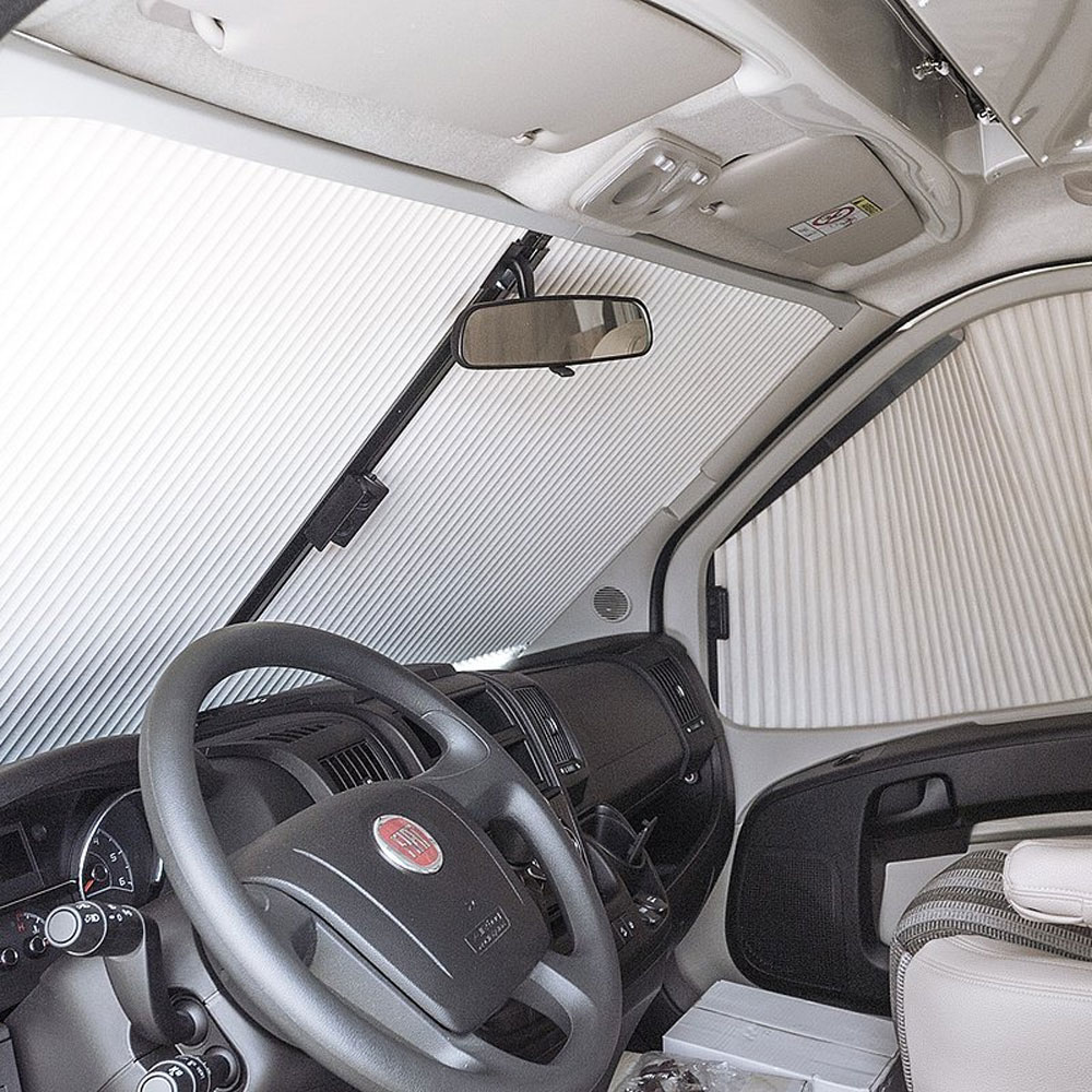 Plisségardiner til Ducato X290 uden sensor - Forrude