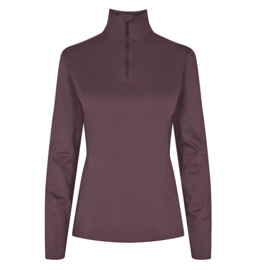 Mckinley Mio ½ Zip Midlayer til Dame - Bordeaux