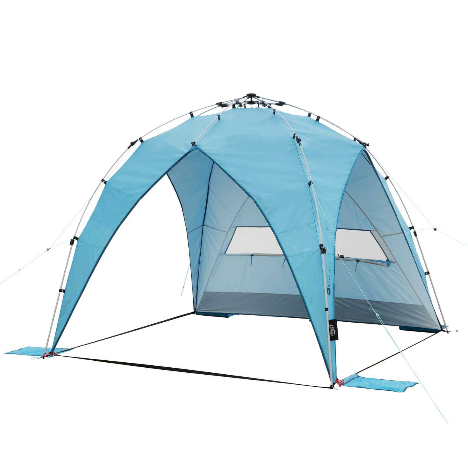 Qeedo Quick Coast Strandtelt med Sidevægge - Ocean Blue