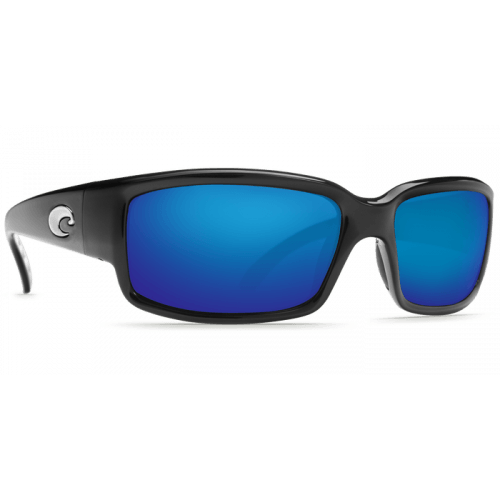 Costa Caballito 580P Solbriller - Shiny Black Blue Mirror