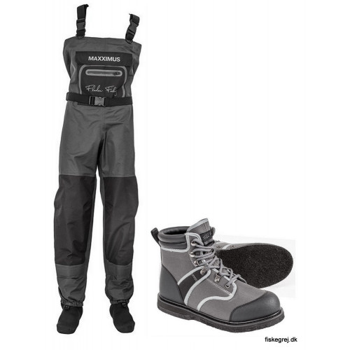 Fladen Maxximus Waderssæt med Filtsål - Slidstærk Kvalitet