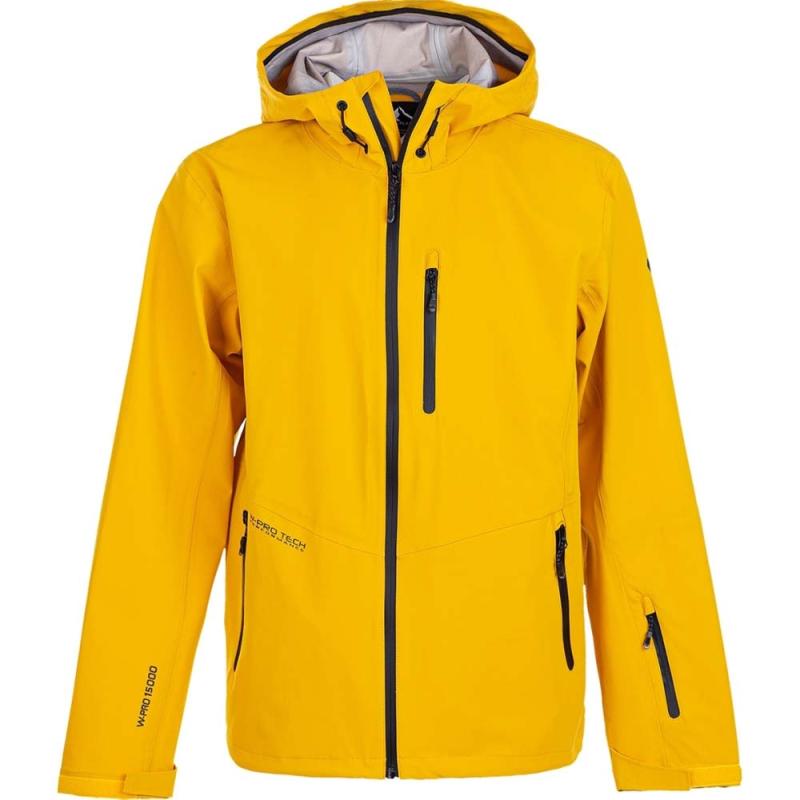 Whistler Ellis Hardshell Skijakke - Gul, Perfekt til Ski!