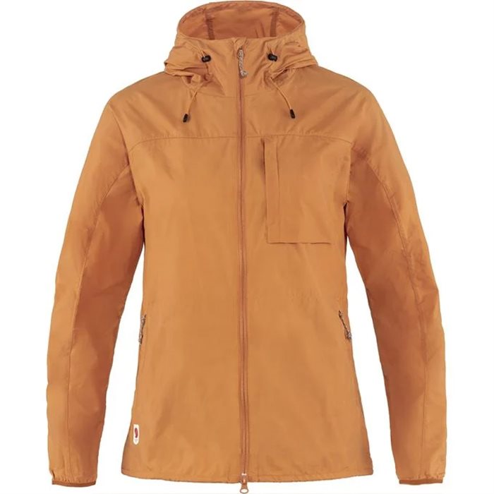 Fjällräven High Coast Vindjakke til Damer - Spicy Orange