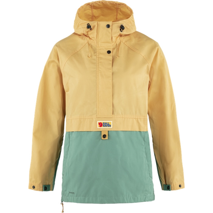 Fjällräven Vardag Anorak til kvinder - Mais Gul/Aloe Grøn