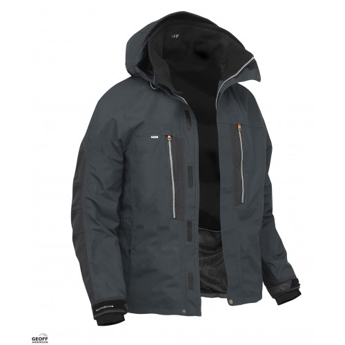 Geoff Anderson Dozer Jakke - Sort Outdoor Favorit