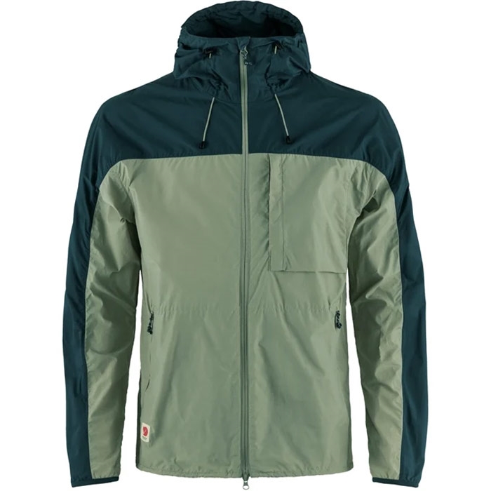 Fjällräven High Coast Vindjakke til Mænd - Patina Grøn/Navy