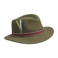 Laksen Brixton Dame Fedora Hatte i Cashmere - Stilfuld!