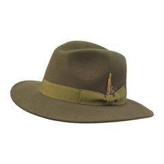 Laksen Heritage Fedora Hat i Cashmere - Vandafvisende Stil