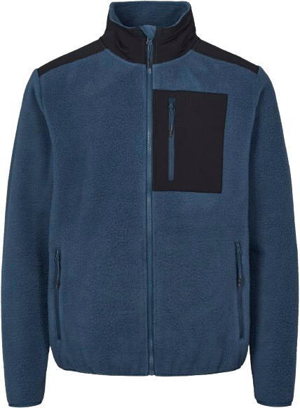 Nomis Fleece Jakke til Herrer - Blå Vintertilbud!