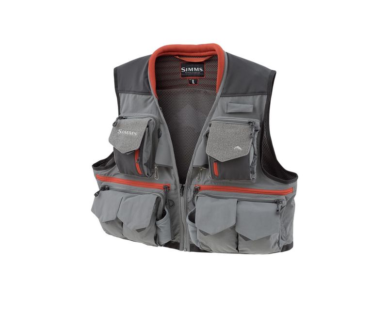 Simms Guide Fiskevest med 26 lommer - Hurtig levering!
