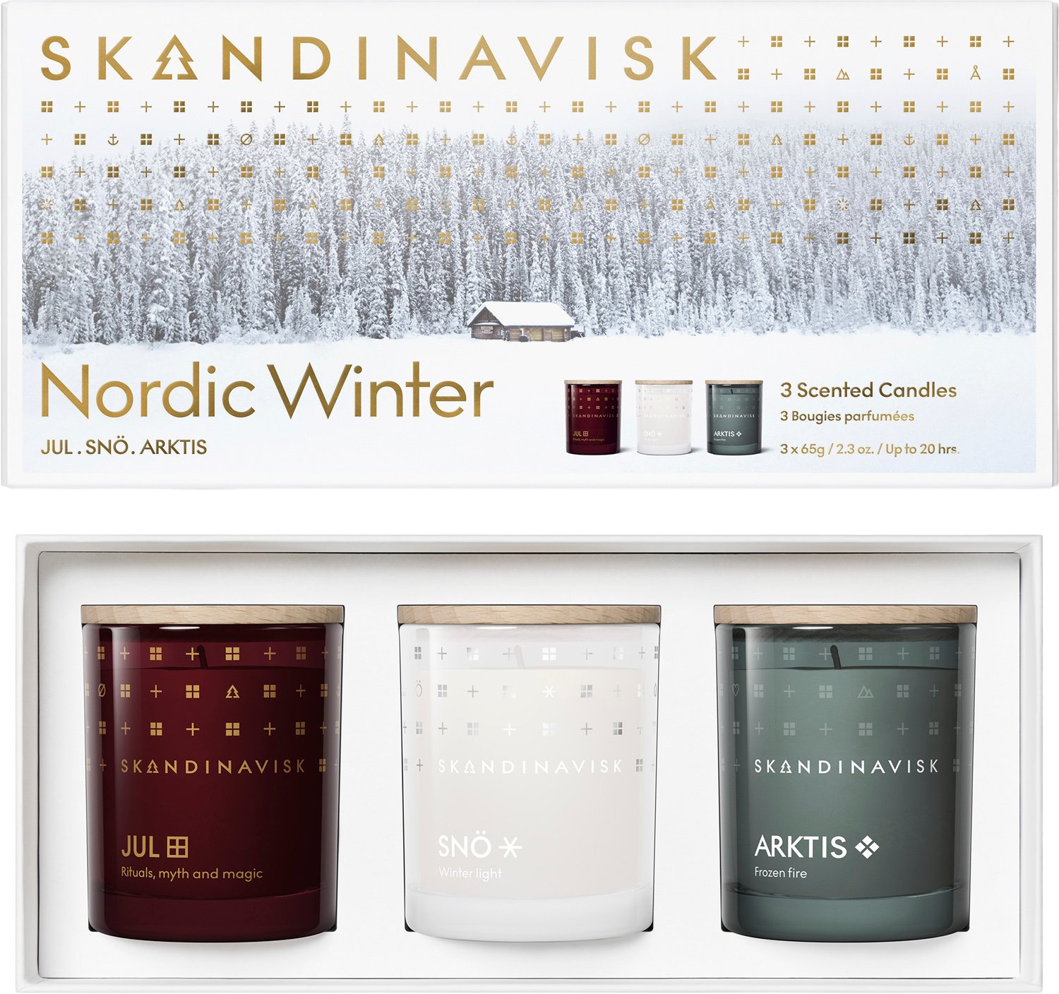 Nordisk Vinter Gavesæt 65g X 3 fra Skandinavisk