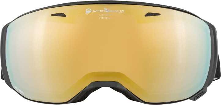 Estetica QV Skibrille i Sort - Perfekt til Black Friday!