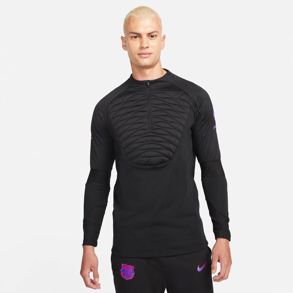Fc Barcelona Strike Winter Warrior Therma Fit Drill Traeningstroje fra Nike