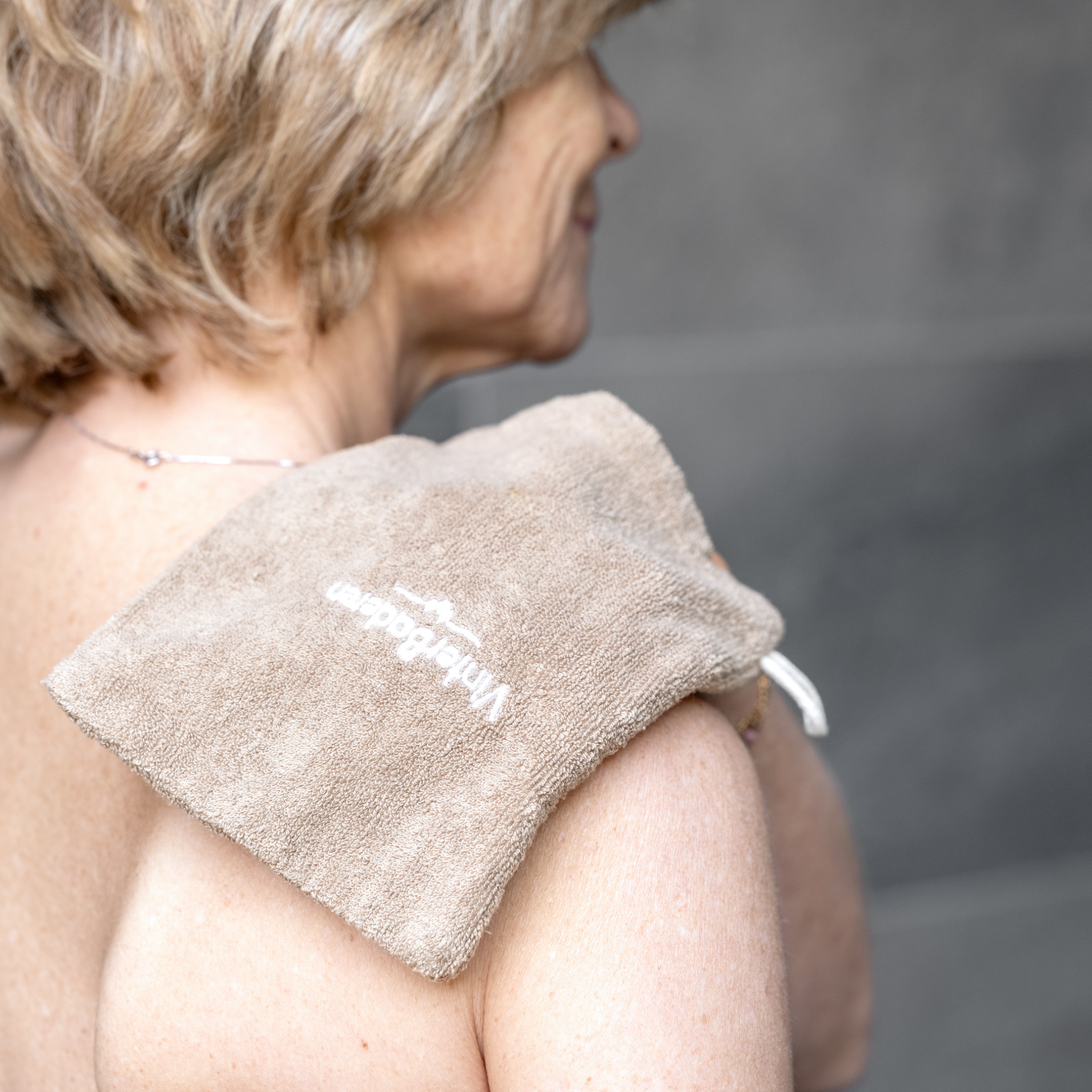 Badehandske   Sandfarvet fra Vinterbaderen