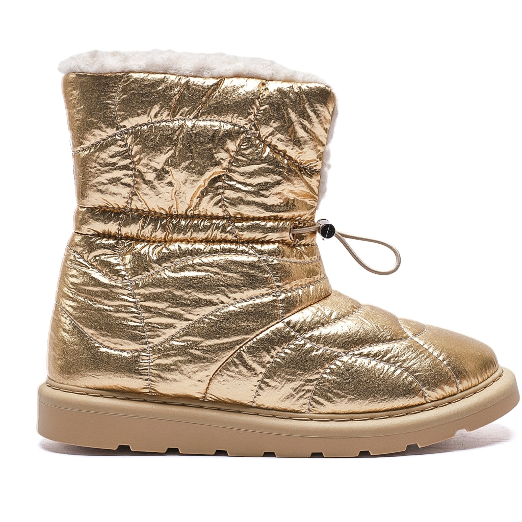 Kvia Dame Vinterstøvler 6433   Gold fra Shoes
