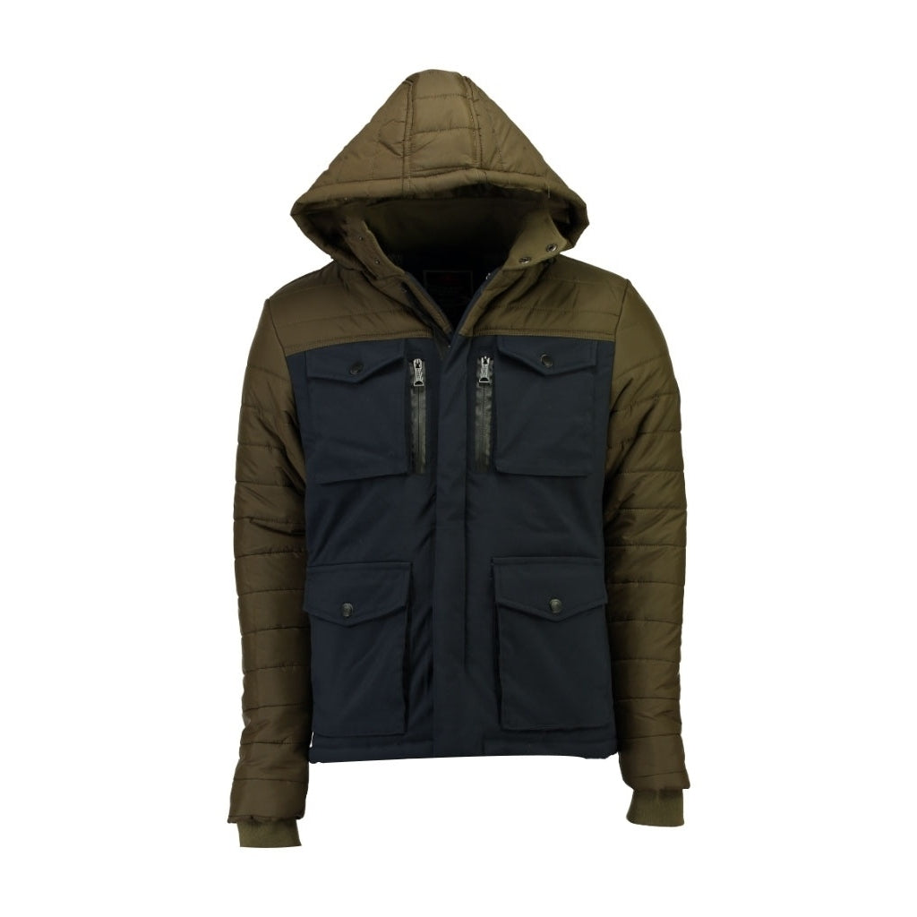 Herre Vinterjakke Dehalo   Kaki Navy fra Geographical Norway