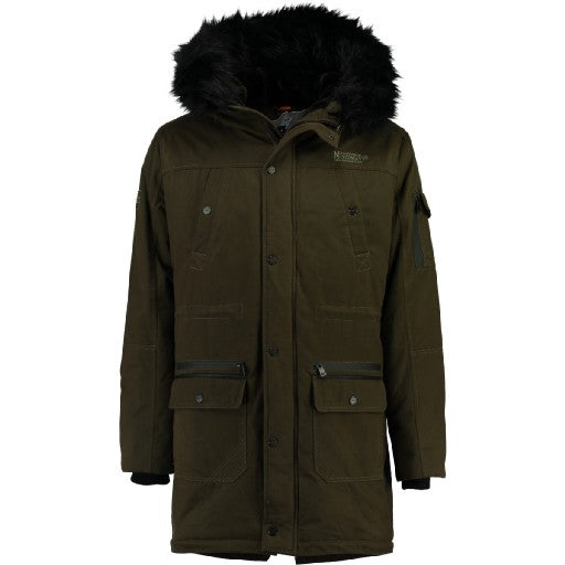 Herre Vinterjakke Arissa   Khaki fra Geographical Norway