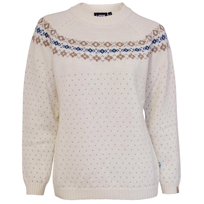 Ivanhoe Sire Crewneck Kvinder   Damer, Winter White 36   Trøjer