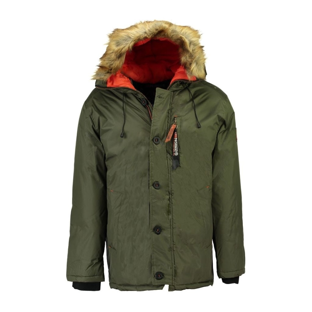 Herre Vinterjakke Darwin   Khaki fra Geographical Norway