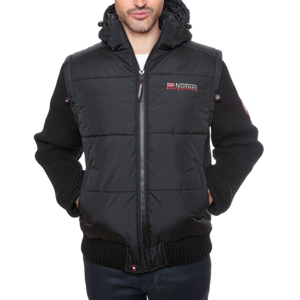 Herre Vinterjakke Crumberry   Black fra Geographical Norway