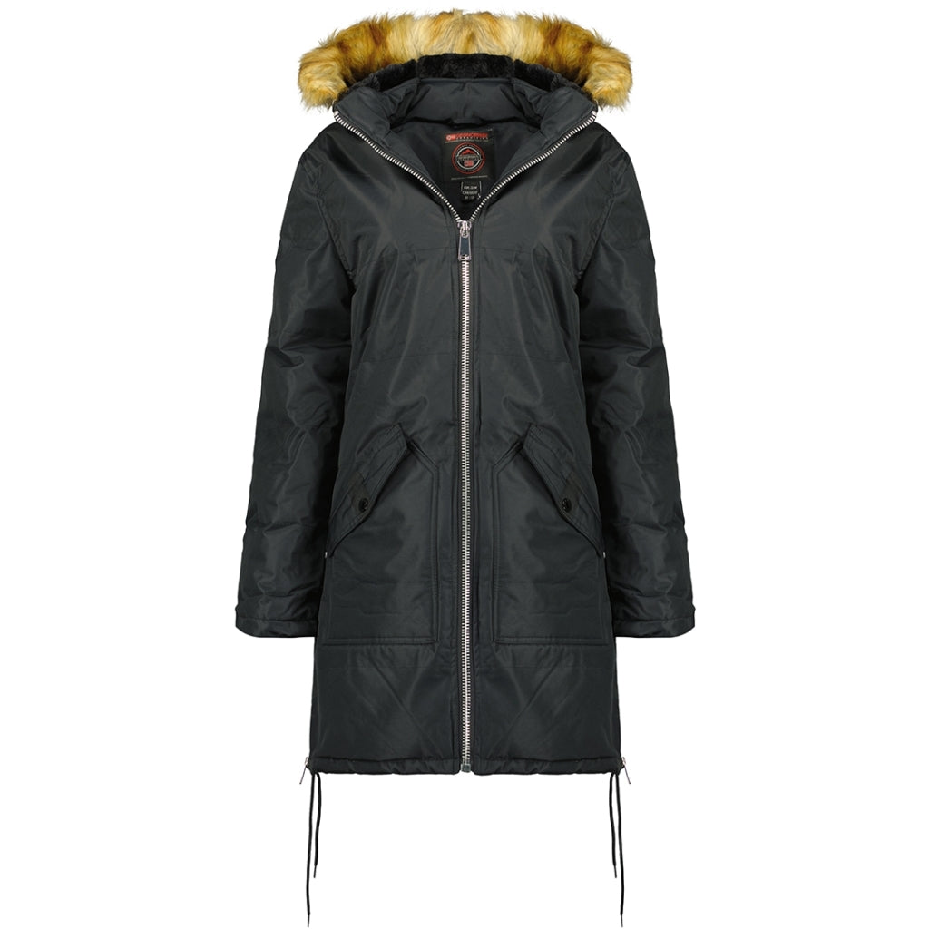 Dame Vinterjakke Canelle   Black fra Geographical Norway