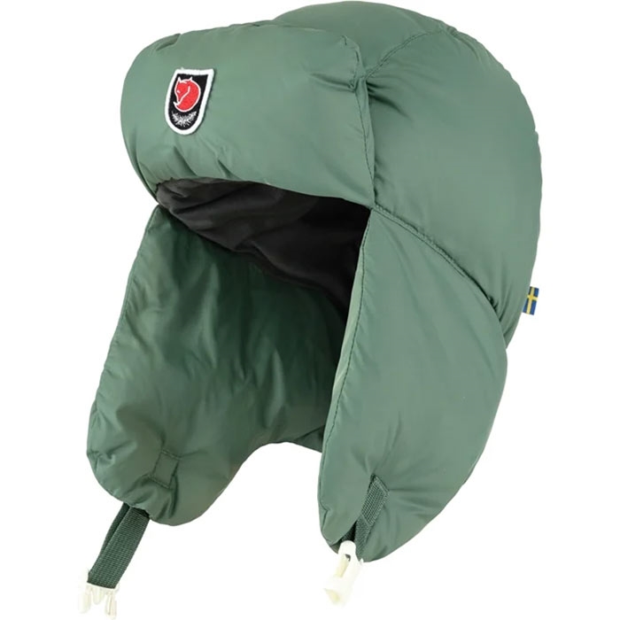 Expedition Down Heater Patina Green S M   Vinterhue, Vinterkasket fra Fjällräven
