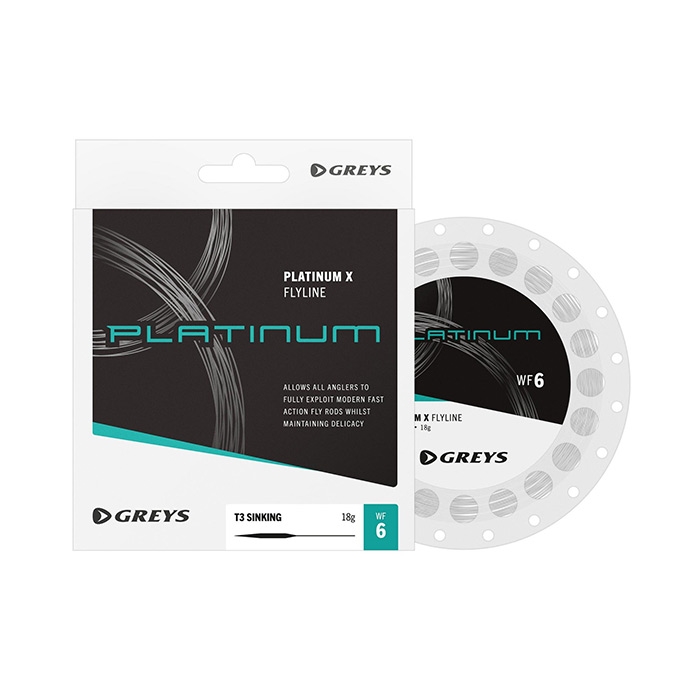 Platinum Wf Flueline Til 1 Hånds, Interm T3 Sinking #6   Wf Flueline fra Greys