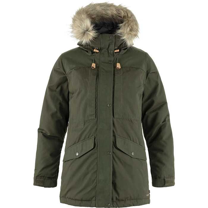 Singi Down Jacket Kvinder   Damer Deep Forest L   Vinterjakker fra Fjällräven