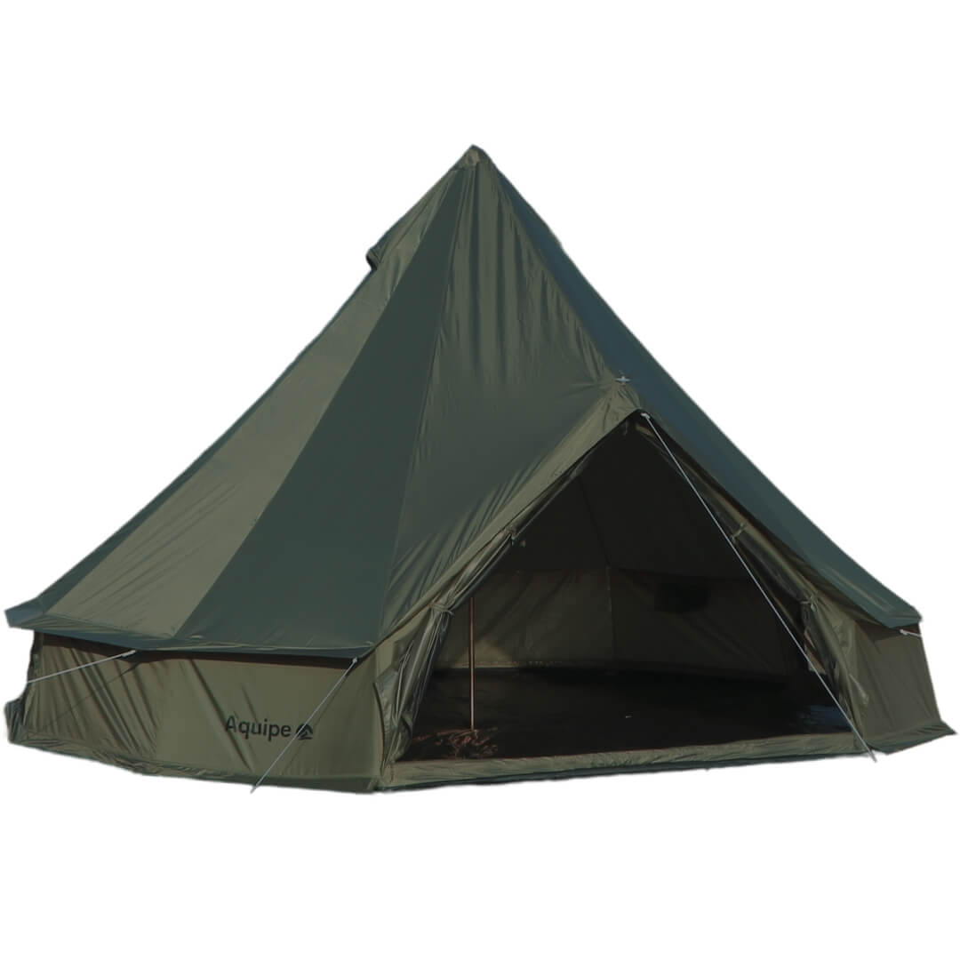 Aquipe Bell XL Klokketelt - 10 Personer - Grøn tilbud!