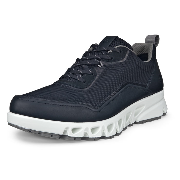 Ecco Multi Vent Gtx Leather Tex Herre   Mænd  Black    Hverdagssko