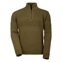Laksen   Fisherman S Zip Sweater Olive