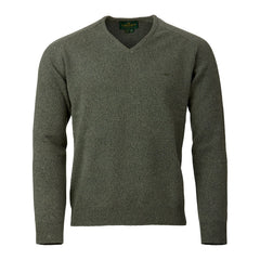 Laksen   Trent V Neck   Forest