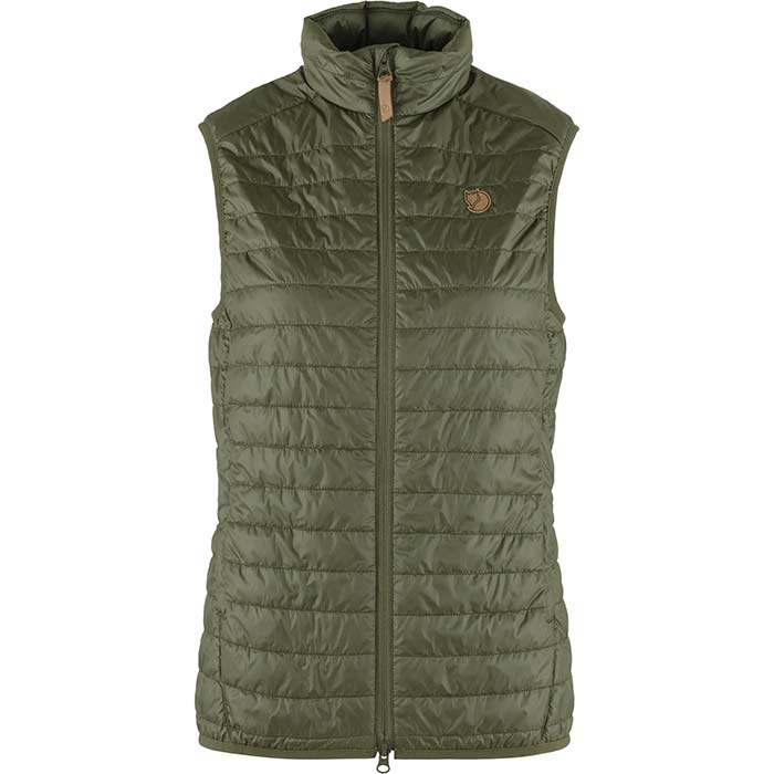Fj? Llr? Ven Abisko Padded Vest W Laurel Green L   Veste