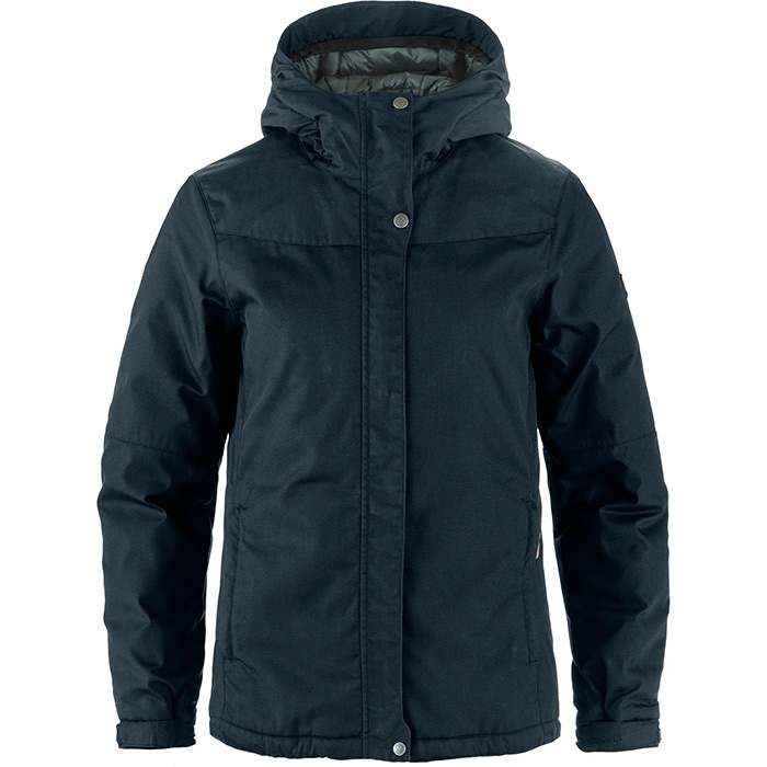Fj? Llr? Ven Stina Padded Jacket Kvinder   Damer Dark Navy Xl   Vinterjakker