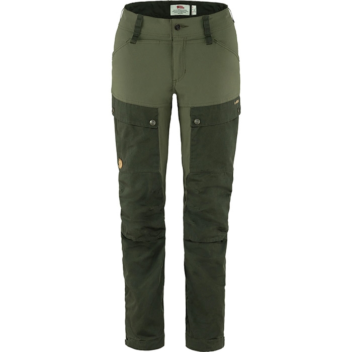 Fj? Llr? Ven Keb Trousers Kvinder   Damer Deep Forest   Laurel Green Short   Bukser