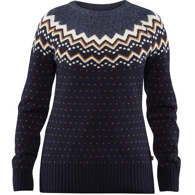 Fj? Llr? Ven ? Vik Knit Sweater W Dark Navy L   Trøjer