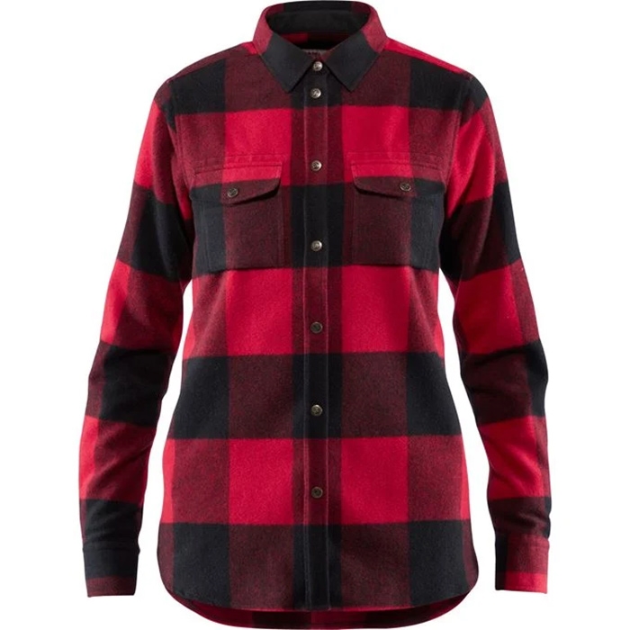 Fj? Llr? Ven Canada Shirt Kvinder   Damer Red Xl   Fleecejakker Og Softshell