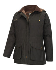 Hoggs Of Fife   Kelso Waterproof Ladies Wax Jacket