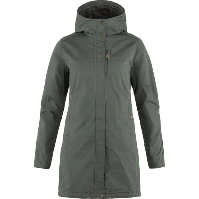 Fj? Llr? Ven Kiruna Padded Parka Kvinder Damer Basalt L Jakker