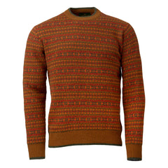 Laksen   Voss Jacquard O Neck Sweater