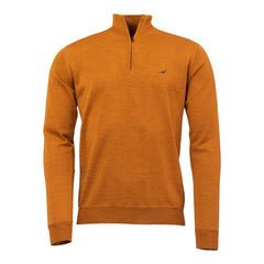 Norfolk Zip Neck Mustard