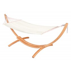 La Siesata Chillounge Beach   Single Spreader Bar Hammock With Fsc Certified Larch Stand   Hængekøje